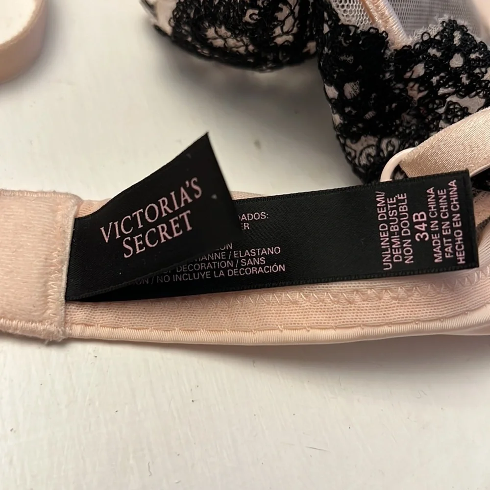 Victoria’s Secret unlined Demi Buste non double Bra size 34B - Picture 5 of 7